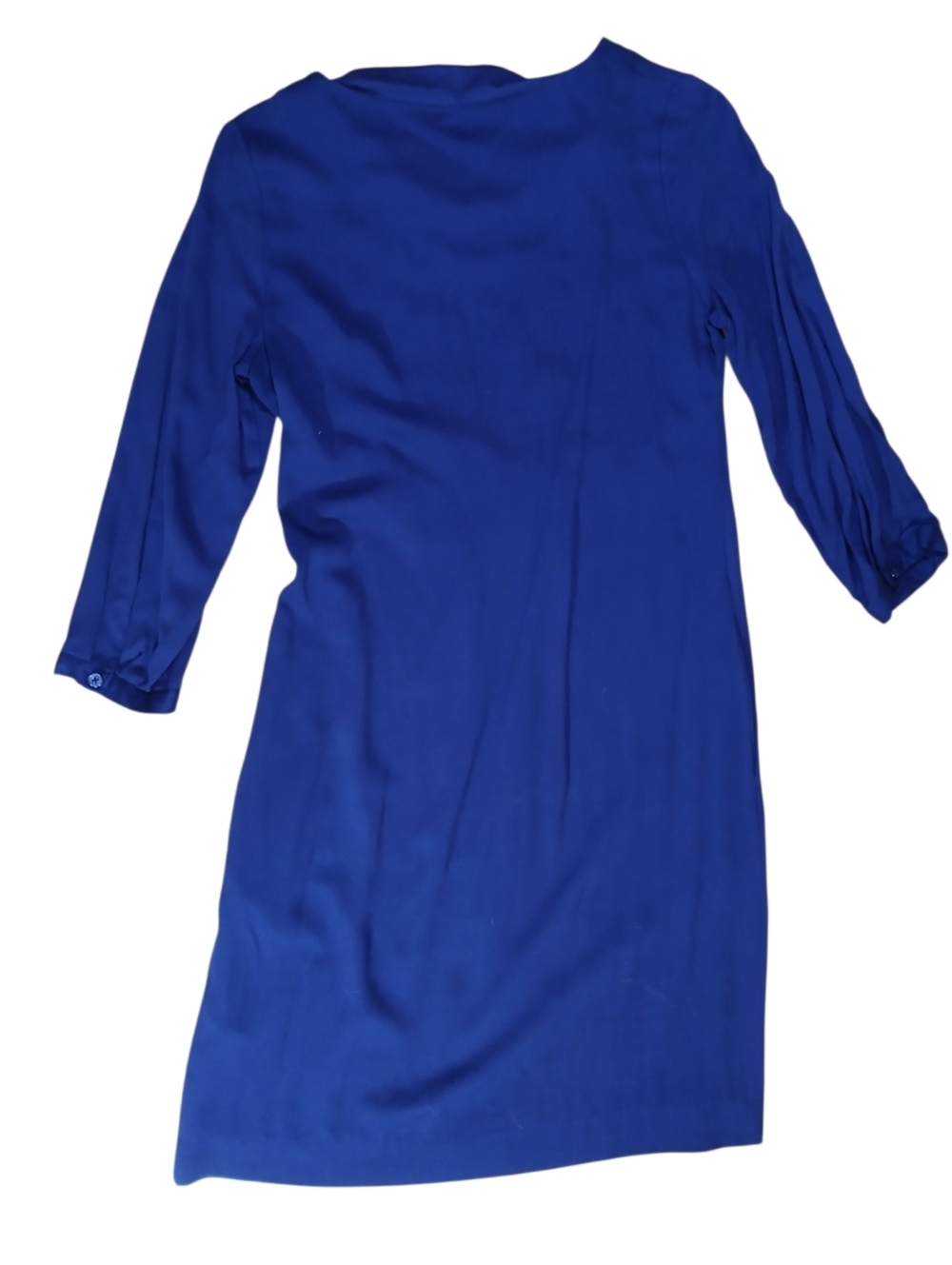 JOULES Blue Dress W Embroidery Sz 4 - Picture 3 of 4